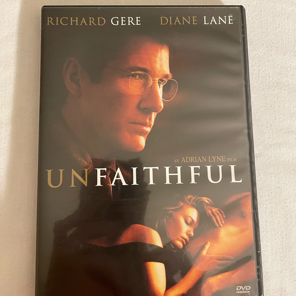 Unfaithful DVD Richard gere diane lane